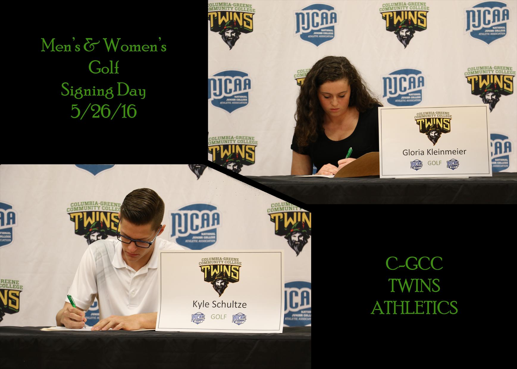 Twins Golf Signs Two Recruits